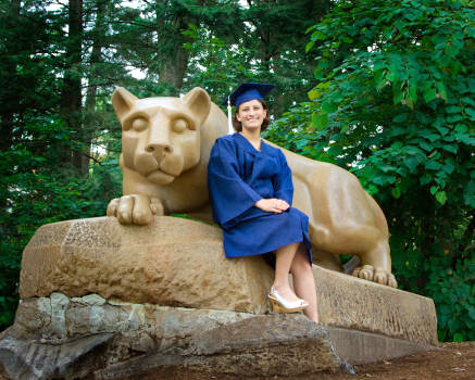 Portrait with the Nittany Lion