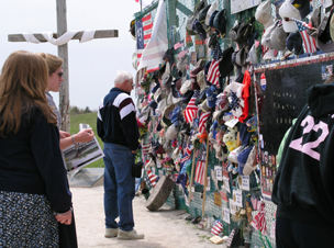Honoring Flight 93 - Temporary Memorial