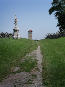 Antietam - Bloody Lane with tower