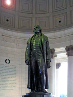 Thomas Jefferson Memorial Bronze Sculpture, Washington DC