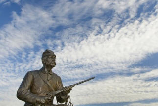 High Water Mark Solider Monument at Gettysburg