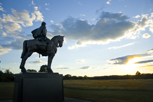 Thomas "Stonewall" Jackson Memorial - Manassas at Sunset