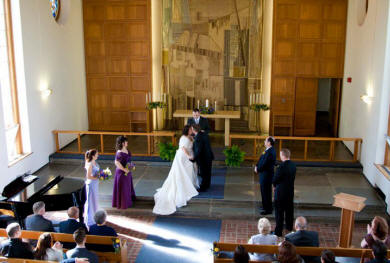 Penn State wedding at Eisenhower Chapel
