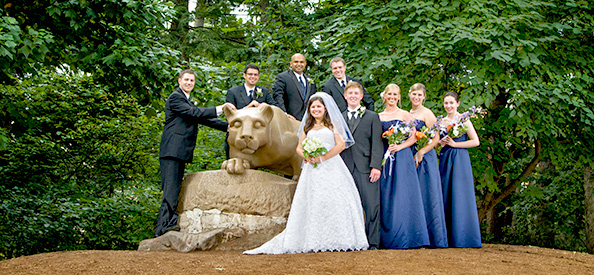 Nittany Lion wedding portraits