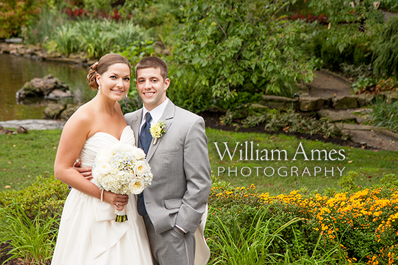 Penn State Alumni Garden wedding photo