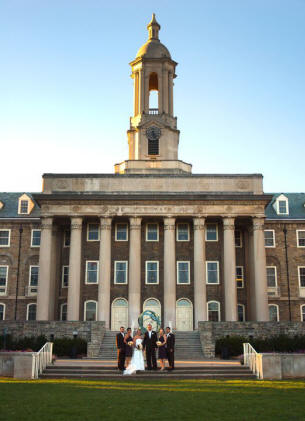 Penn State wedding photo