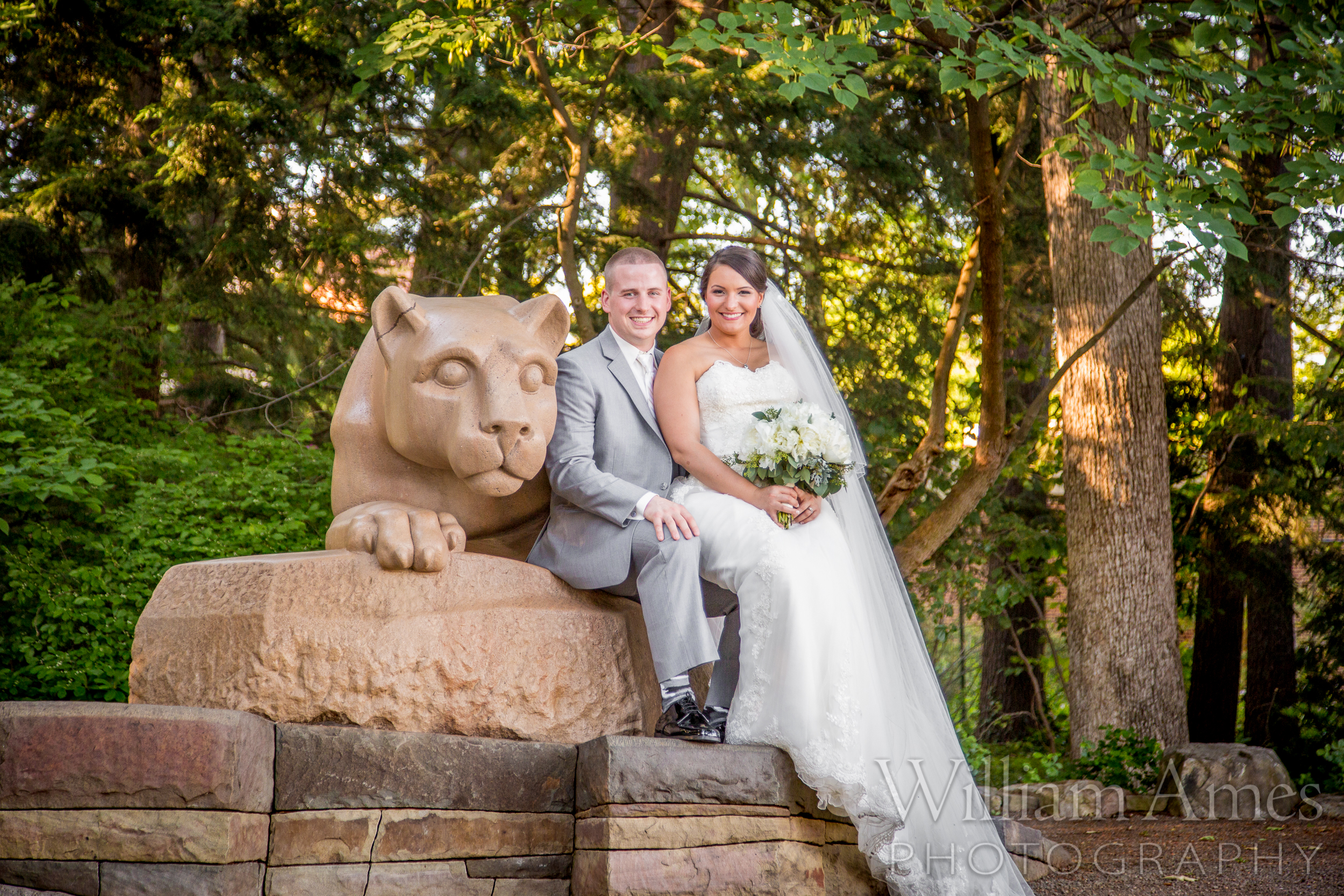 Penn State wedding photo
