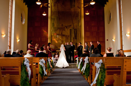 Penn State Eisenhower Chapel wedding photo